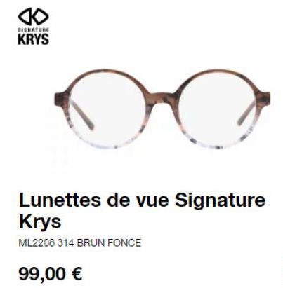 lunettes Signature