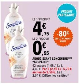 adoucissant Soupline