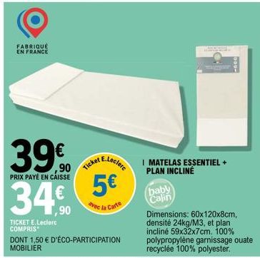 matelas E.Leclerc