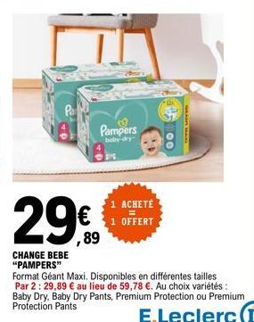 bébé Pampers