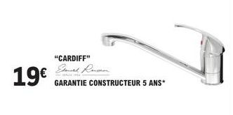 19€  "CARDIFF"  Edenart Ransson  GARANTIE CONSTRUCTEUR 5 ANS* 