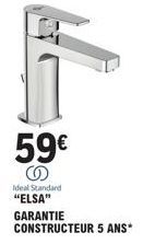59€  Ideal Standard "ELSA" GARANTIE  CONSTRUCTEUR 5 ANS* 