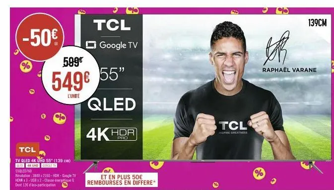 téléviseur tcl