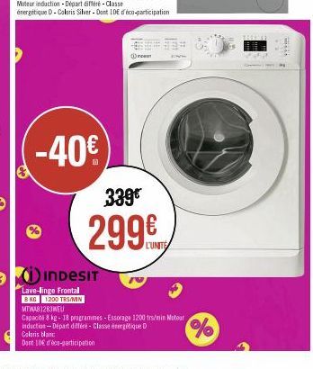 lave-linge Indesit