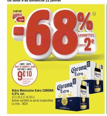 bière mexicaine Corona