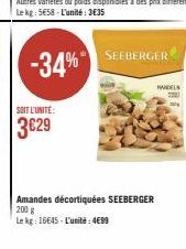 amandes Seeberger