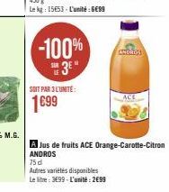 jus de fruits Andros