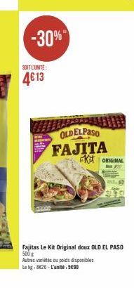 fajitas Old El Paso