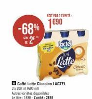 caffe latte Lactel