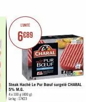 steak haché charal