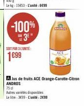 jus de fruits Andros