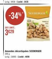 amandes Seeberger