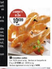 crevettes cuites 