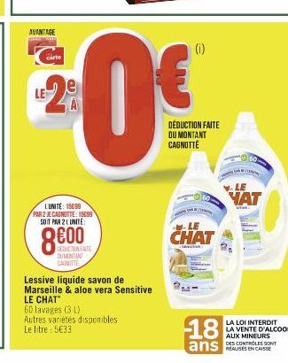 promos Le chat