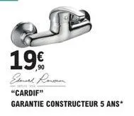 19€  edenred ronson  "cardif"  garantie constructeur 5 ans* 