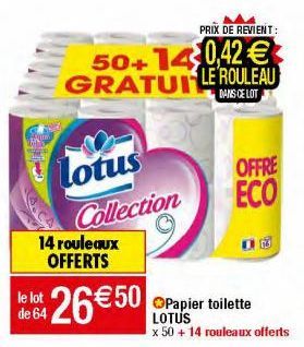 papier toilette Lotus