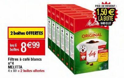 filtres à café Melitta