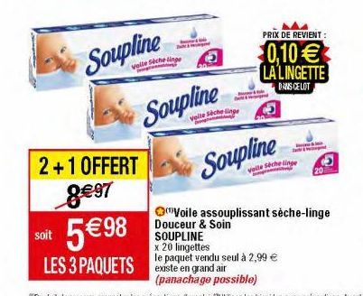 adoucissant Soupline