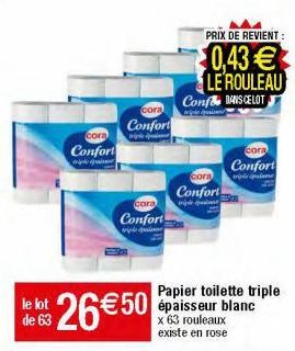 papier toilette Cora