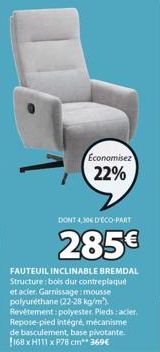 fauteuil inclinable 