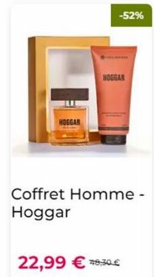 HOGGAR  -52%  HOGGAR  Coffret Homme -  Hoggar  22,99 € *9,30€ 