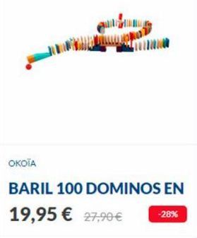 OKOTA  BARIL 100 DOMINOS EN 19,95 € 27,90 €  -28% 