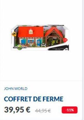 JOHN WORLD  COFFRET DE FERME  39,95 € 44,95€ -11% 