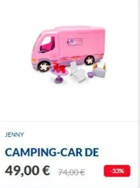jenny  camping-car de  49,00 € 74,00 €  -33% 