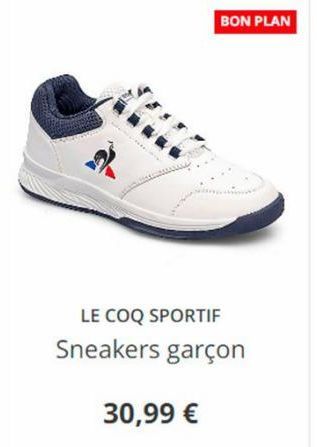 30,99 €  BON PLAN  LE COQ SPORTIF Sneakers garçon 