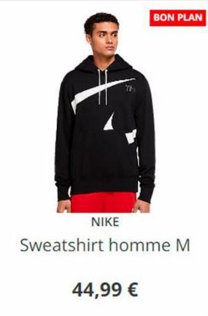 NIKE  44,99 €  BON PLAN  Sweatshirt homme M 