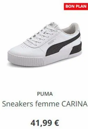 41,99 €  bon plan  puma  sneakers femme carina 