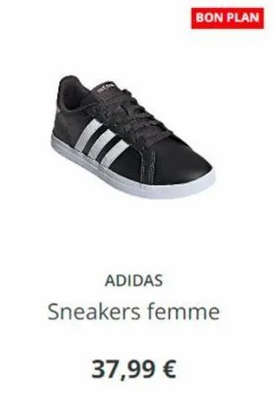 adidas  37,99 €  bon plan  sneakers femme 