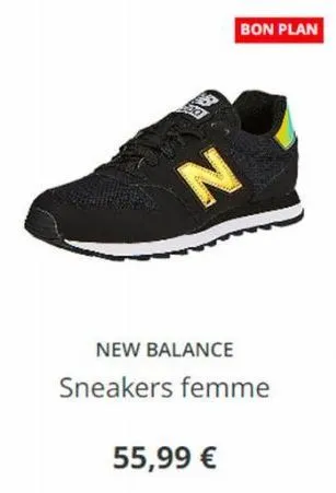 n  new balance sneakers femme  55,99 €  bon plan 