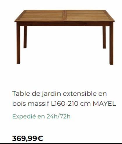 table de jardin 