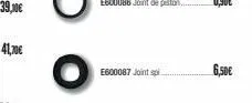 41,00€  e600087 joint spi  6,50€ 