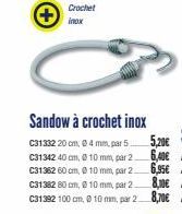 Crochet inox  6,40€  6,95€ 