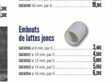 lattes de bois 