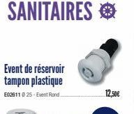 SANITAIRES  Event de réservoir tampon plastique  E02611025-Event Rond... 