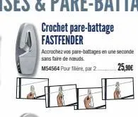 accrochez vos pare-battages en une seconde sans faire de noeuds.  m54564 pour filière, par 2  25,90€ 