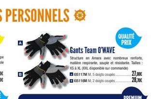 gants xs