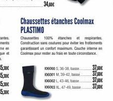 chaussettes 3M