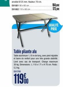 table pliante 3M