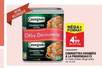 courgettes Cassegrain