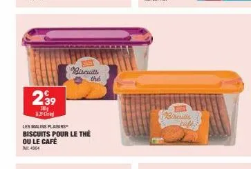 biscuits les malins plaisirs