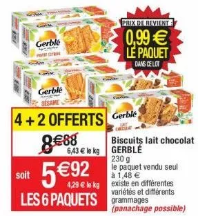 biscuits gerblé