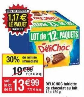 chocolat au lait délichoc