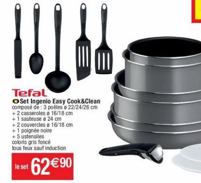 ustensiles de cuisine Tefal