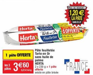 pâte feuilletée Herta