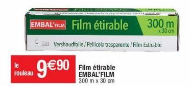 Film étirable d'emballage