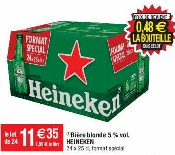 bière blonde Heineken